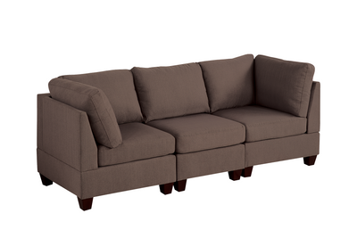 MODULAR SET - 3PC in Black Coffee