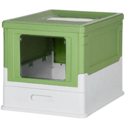 Cat Box,Fully Enclosed Cat Litter Box with Front Entry