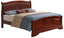 Elegant Cherry King Bed With Traditional Charm