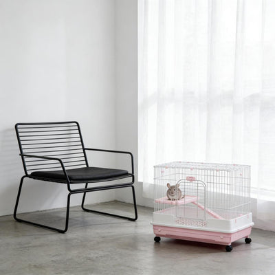 Pet House with Wheels,Small Animal Cage Rabbit Hutch