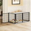 Large Dog Cage 48" Dog Kennel for Medium Dogs Puppy Dog Playpen with Top, Pet Cage, Indoor, Black.48"L x 26.3"W x 23.8"H.