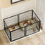 Large Dog Cage 48" Dog Kennel for Medium Dogs Puppy Dog Playpen with Top, Pet Cage, Indoor, Black.48"L x 26.3"W x 23.8"H.