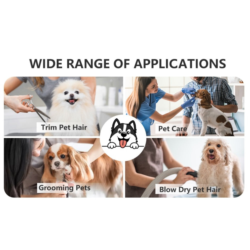 47''Large Dog Grooming Table, Foldable Pet Station at Home, Dog Grooming Table,Adjustable Cat Drying Desktop with Arms, Nooses, Mesh Tray (47Inch Pet Grooming Table Pink)