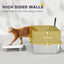 Stainless Steel Cat Litter Box with High Sides, Metal Cat Litter Box with Scoop