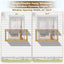 Waterproof Window Cat Perch Catio, Wood Cat Window Box, Window Catio for Indoor Cats. Suitable Single Hanging Window with an Inner Diameter of The Window Frame with A Net Opening Width of 24-35 in