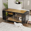 55.12 "Spacious Cat House with Tempered Glass, for Living Room, Hallway, Study and Other Spaces