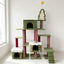 Wide Christmas Cat Tree Tower for Indoor Cats