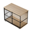 Dog Crate Furniture , Large Dog Cage Furniture with Tray for Medium Large Dogs, Wooden Dog Kennel Furniture