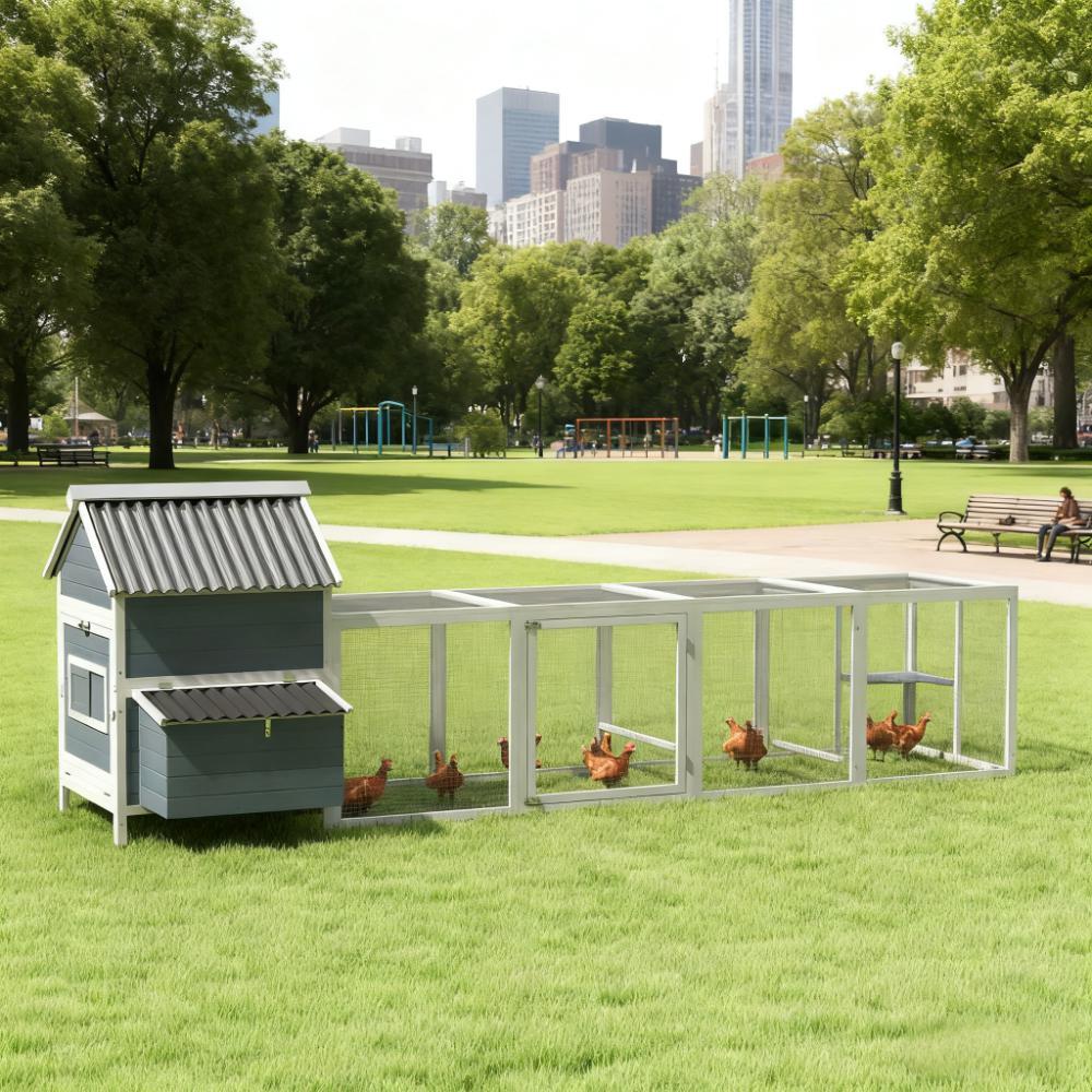 Chicken Coop For 10-15 Chickens Extra Large Wooden Chicken Coop