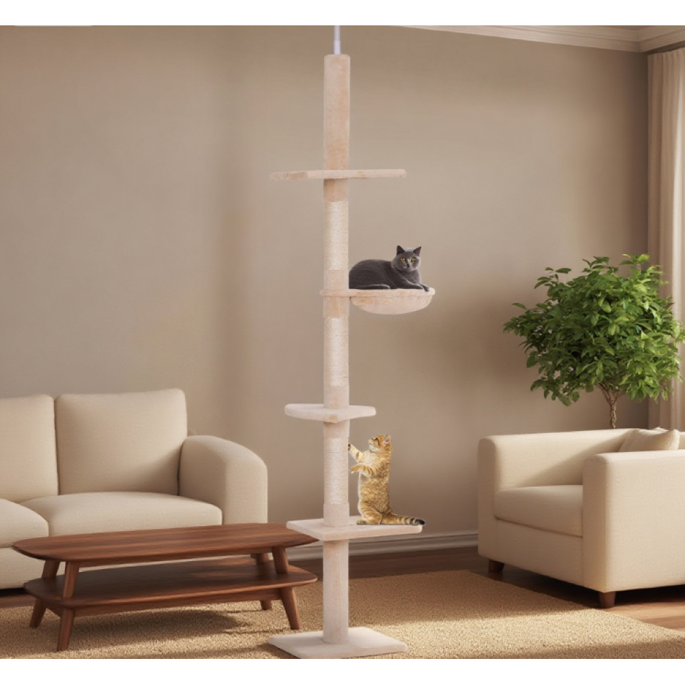 80" Tall Cat Tree Multi-Level Cat Tower