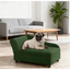Pet Sofa Couch Bed with Washable Cushion for Large Dogs, Cats, Green