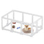 Expandable 10PCS Dog Playpen for Indoors, Modular Puppy Play Pen with Lockable Door, Chew-Proof Transparent Panels & Waterproof Base. Perfect for Small Animals, Puppy Training or Multi-Pet Homes
