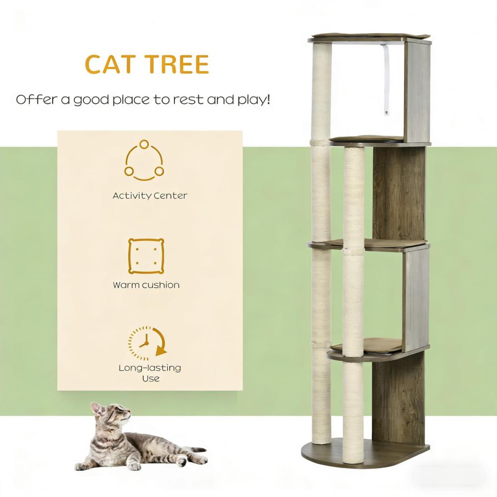 Large Multilevel Cat Tower,Corner Cat Tree