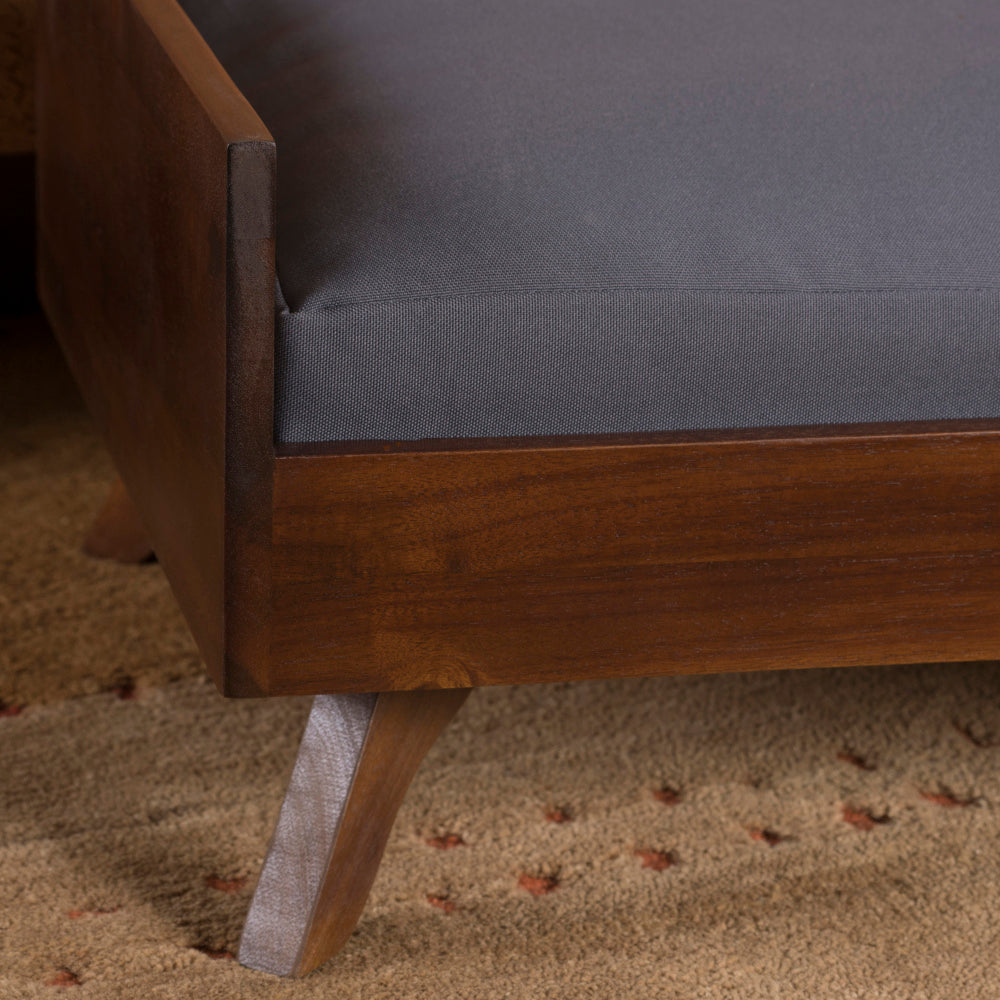 SOLID WOOD DOG BED