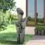 33.5"H-Tiered Rock Water Outdoor Fountain with LED Lights